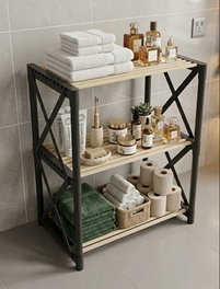 Hanah Home Estante multiusos Negro